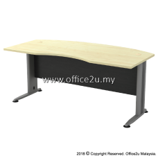 TMB-55 TIMELESS SERIES 6FT METAL J-LEG EXECUTIVE TABLE